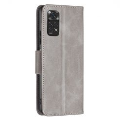 Peněženkové pouzdro Retro Lambskin šedé – Xiaomi Redmi Note 11 (4G) / 11S | Levné Kryty | Levné Kryty | Levné Kryty