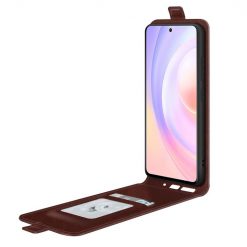 Vyklápěcí pouzdro Vertical flip case hnědé – Huawei Nova 9 SE | Levné Kryty | Levné Kryty | Levné Kryty