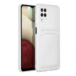Zadní kryt Card Case bílý – Samsung Galaxy A12 / M12 | Levné Kryty | Levné Kryty | Levné Kryty