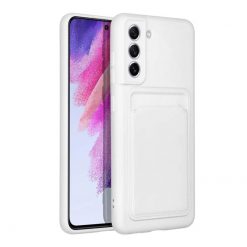 Zadní kryt Card Case bílý – Samsung Galaxy S21 FE | Levné Kryty | Levné Kryty | Levné Kryty