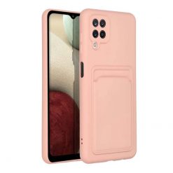 Zadní kryt Card Case růžový – Samsung Galaxy A12 / M12 | Levné Kryty | Levné Kryty | Levné Kryty