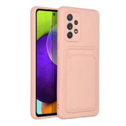 Zadní kryt Card Case růžový – Samsung Galaxy A52 / A52 5G / A52s 5G | Levné Kryty | Levné Kryty | Levné Kryty