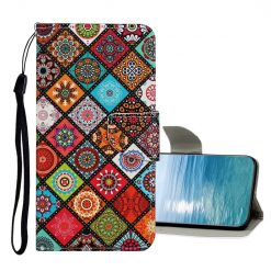 Knížkové pouzdro Trendy Cross case Barevné mandaly – Samsung Galaxy A13 (4G) | Levné Kryty | Levné Kryty | Levné Kryty