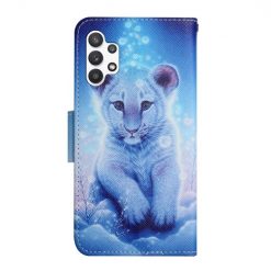 Knížkové pouzdro Trendy Cross case Malý leopard – Samsung Galaxy A13 (4G) | Levné Kryty | Levné Kryty | Levné Kryty