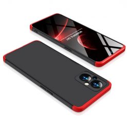 Ochranný kryt 360 Protection černo-červený – Oppo Reno7 Lite (Reno 7 Lite) | Levné Kryty | Levné Kryty | Levné Kryty
