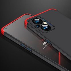 Ochranný kryt 360 Protection černo-červený – Oppo Reno7 Lite (Reno 7 Lite) | Levné Kryty | Levné Kryty | Levné Kryty