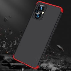 Ochranný kryt 360 Protection černo-červený – Oppo Reno7 Lite (Reno 7 Lite) | Levné Kryty | Levné Kryty | Levné Kryty