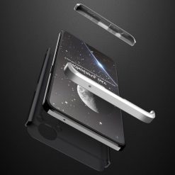 Ochranný kryt 360 Protection černo-stříbrný – Oppo Reno7 Lite (Reno 7 Lite) | Levné Kryty | Levné Kryty | Levné Kryty