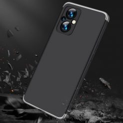 Ochranný kryt 360 Protection černo-stříbrný – Oppo Reno7 Lite (Reno 7 Lite) | Levné Kryty | Levné Kryty | Levné Kryty