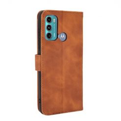 Peněženkové pouzdro Solid hnědé – Motorola Moto G60 | Levné Kryty | Levné Kryty  | Levné Kryty