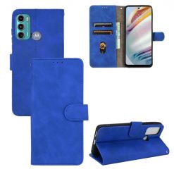 Peněženkové pouzdro Solid modré – Motorola Moto G60 | Levné Kryty | Levné Kryty | Levné Kryty