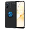 Zadní kryt Metal Ring černo-červený – Realme C31 | Levné Kryty | Levné Kryty | Levné Kryty