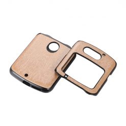 Alternative view of Kryt Timber Case zlatý – Motorola Razr 5G