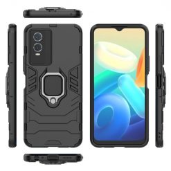 Odolný kryt Ring Armor černý – Vivo Y76 5G | Levné Kryty | Levné Kryty | Levné Kryty