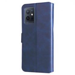 Peněženkové pouzdro Classic Leather case modré – Vivo Y55 5G | Levné Kryty | Levné Kryty | Levné Kryty