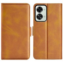 Peněženkové pouzdro Magnetic fresh case hnědé – OnePlus Nord 2T 5G | Levné Kryty | Levné Kryty | Levné Kryty