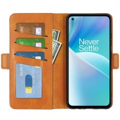 Peněženkové pouzdro Magnetic fresh case hnědé – OnePlus Nord 2T 5G | Levné Kryty | Levné Kryty | Levné Kryty