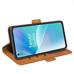 Peněženkové pouzdro Magnetic fresh case hnědé – OnePlus Nord 2T 5G | Levné Kryty | Levné Kryty | Levné Kryty