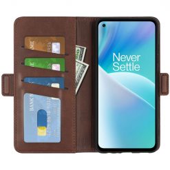 Peněženkové pouzdro Magnetic fresh case tmavěhnědé – OnePlus Nord 2T 5G | Levné Kryty | Levné Kryty | Levné Kryty