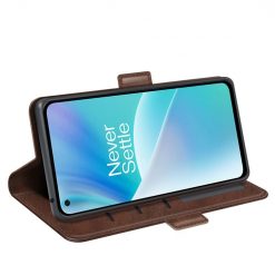 Peněženkové pouzdro Magnetic fresh case tmavěhnědé – OnePlus Nord 2T 5G | Levné Kryty | Levné Kryty | Levné Kryty