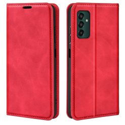 Peněženkové pouzdro Posh magnetic case červené – Samsung Galaxy M13 | Levné Kryty | Levné Kryty | Levné Kryty