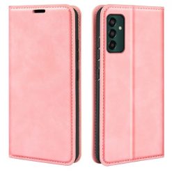Peněženkové pouzdro Posh magnetic case růžové – Samsung Galaxy M13 | Levné Kryty | Levné Kryty | Levné Kryty