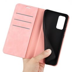 Peněženkové pouzdro Posh magnetic case růžové – Samsung Galaxy M13 | Levné Kryty | Levné Kryty | Levné Kryty