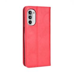Peněženkové pouzdro Retro Leather červené – Motorola Moto G52 / G82 5G | Levné Kryty | Levné Kryty | Levné Kryty