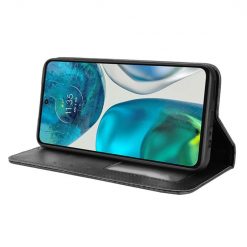 Peněženkové pouzdro Retro Leather černé – Motorola Moto G52 / G82 5G | Levné Kryty | Levné Kryty | Levné Kryty