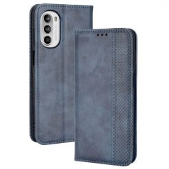 Peněženkové pouzdro Retro Leather modré – Motorola Moto G52 / G82 5G | Levné Kryty | Levné Kryty | Levné Kryty
