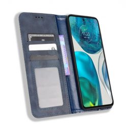 Peněženkové pouzdro Retro Leather modré – Motorola Moto G52 / G82 5G | Levné Kryty | Levné Kryty | Levné Kryty