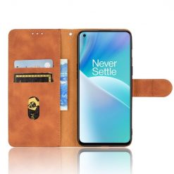 Peněženkové pouzdro Solid hnědé – OnePlus Nord 2T 5G | Levné Kryty | Levné Kryty | Levné Kryty