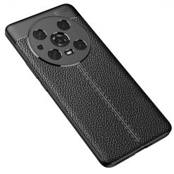 Zadní kryt Litchi Pattern černý – Honor Magic 4 Pro | Levné Kryty | Levné Kryty | Levné Kryty
