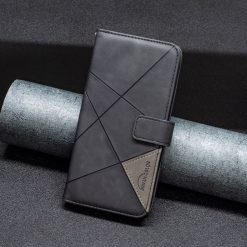 Knížkové pouzdro Rhombus černé – Motorola Moto E32 / E32s | Levné Kryty | Levné Kryty | Levné Kryty