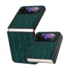 Kryt Pattern Case Černý krokodýl – Samsung Galaxy Z Flip 4 | Levné Kryty | Levné Kryty | Levné Kryty