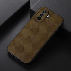Alternative view of Kryt Weave Case zelený – Huawei Nova Y70