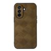 Kryt Weave Case hnědý – Huawei Nova Y70 | Levné Kryty | Levné Kryty | Levné Kryty