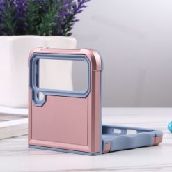 Odolný Kryt Mighty case bleděrůžový – Samsung Galaxy Z Flip 4 | Levné Kryty | Levné Kryty | Levné Kryty