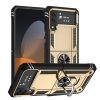Odolný Kryt Ring Armor case stříbrný – Samsung Galaxy Z Flip 4 | Levné Kryty | Levné Kryty | Levné Kryty