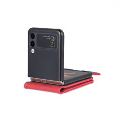 Peněženkové pouzdro AZNS Dream červené – Samsung Galaxy Z Flip 4 | Levné Kryty | Levné Kryty | Levné Kryty