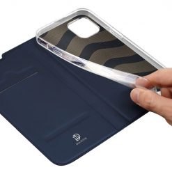 Peněženkové pouzdro Dux Ducis Skin Pro modré – Apple iPhone 14 Plus | Levné Kryty | Levné Kryty | Levné Kryty