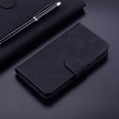 Peněženkové pouzdro Solid černé – Realme Narzo 50 5G | Levné Kryty | Levné Kryty | Levné Kryty