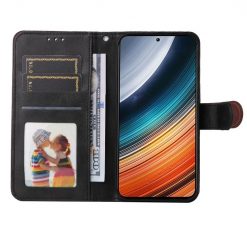 Peněženkové pouzdro Solid černé – Xiaomi Poco F4 | Levné Kryty | Levné Kryty | Levné Kryty