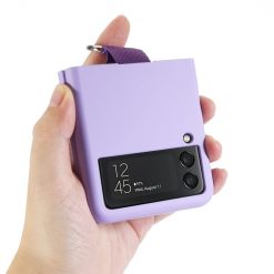 Plastový kryt Keychain case fialový – Samsung Galaxy Z Flip 4 | Levné Kryty | Levné Kryty | Levné Kryty