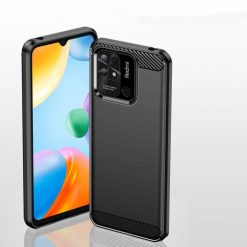 Zadní kryt Carbon černý – Xiaomi Redmi 10C | Levné Kryty | Levné Kryty | Levné Kryty