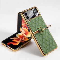 Kryt GKK Fashion Case bledězelený – Samsung Galaxy Z Flip 4