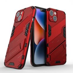 Alternative view of Odolný Kryt Punk armor case červený – Apple iPhone 14