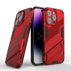 Odolný Kryt Punk armor case červený – Apple iPhone 14 Pro | Levné Kryty | Levné Kryty | Levné Kryty