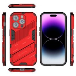 Odolný Kryt Punk armor case červený – Apple iPhone 14 Pro Max | Levné Kryty | Levné Kryty | Levné Kryty