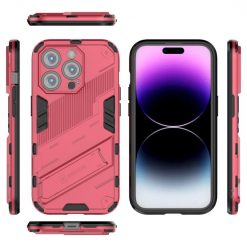 Odolný Kryt Punk armor case růžový – Apple iPhone 14 Pro | Levné Kryty | Levné Kryty | Levné Kryty